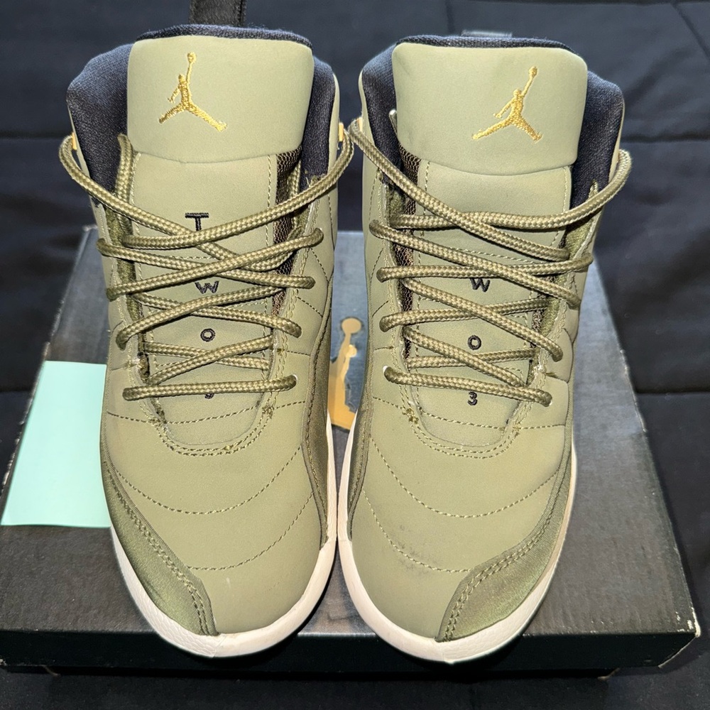 Air Jordan 12 Olive – Size 2Y